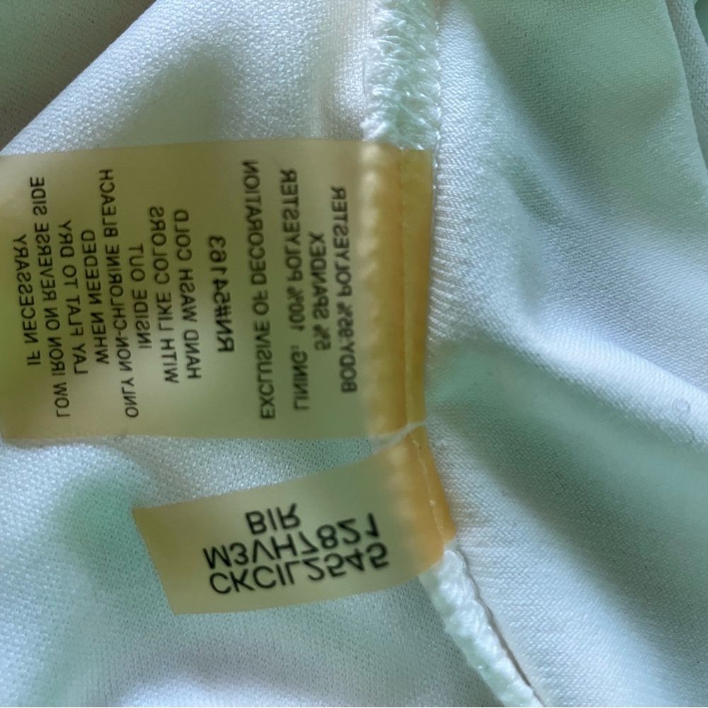 Calvin Klein Light Green Sleeveless Tank Top - Picture 4 of 5